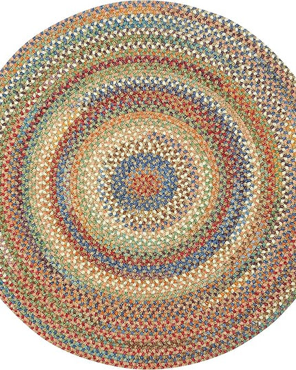 Capel American Heritage Cinnamon 8' 0" Round Braided Rug