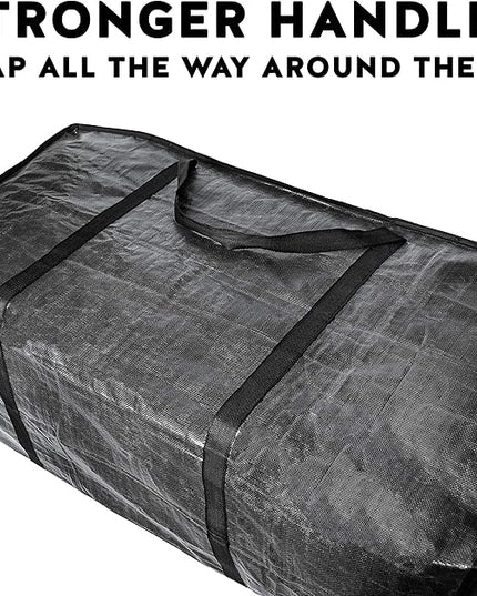 BAG-THAT! 68.5 GAL 2 Pack XXL Jumbo Extra Large Heavy Duty Stronger Handles Storage Bags Moving Totes Zippered Reusable Wrap Around Handle Storage Totes